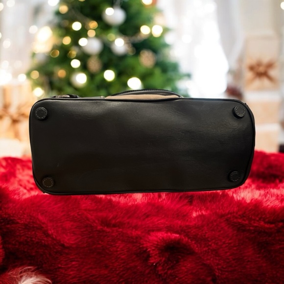 PRADA City Stitched Beige Canvas Hand-Stitched Leather, Double Zipped Tote - Picture 8 of 17